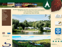 Tablet Screenshot of campingplatz-mainschleife.de